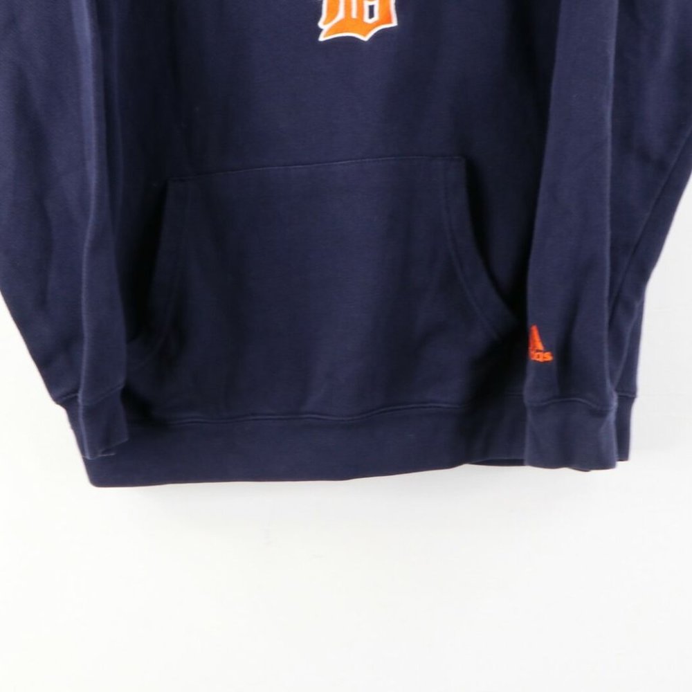 Vintage Adidas Detroit Tigers Old English D Hoodie - Picture 3 of 8